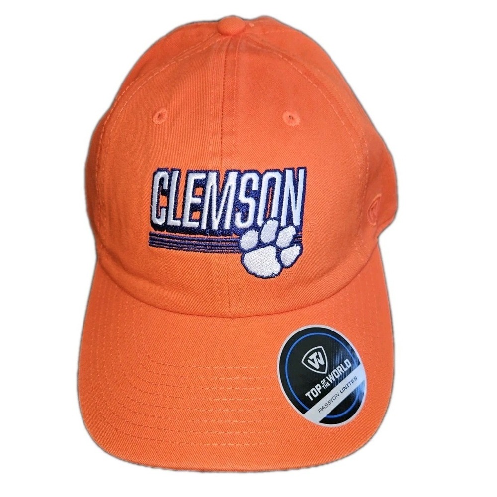 Clemson Tigers Hat Cap Snap Back Orange Top of‎ the World NCAA OSFM Mens New